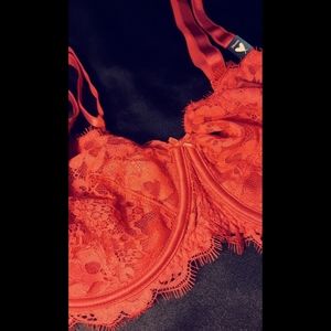 Red Lace Victoria's Secret Bra
